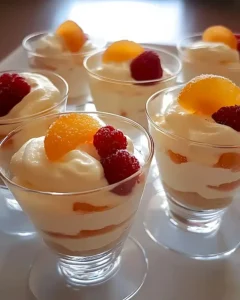 Süßes Weihnachtspartydessert Rezept mit Vanillinzucker