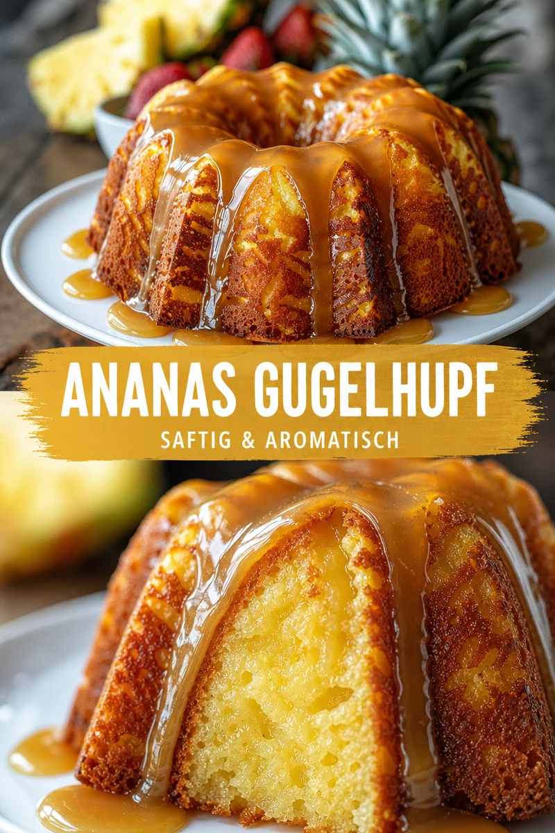 Tropischer Ananas Saft Gugelhupf für den perfekten Urlaubsgeschmack Tropischer Ananas Saft Gugelhupf für den perfekten Urlaubsgeschmack - Lust auf etwas ganz Besonderes? Probiere unseren saftigen Ananas Saft Gugelhupf, der dich direkt an tropische Strände entführt! Mit seiner köstlichen Karamellglasur und dem frischen Ananassaft ist dieser Kuchen der ideale Genuss für jeden Anlass. Lass dir diesen Urlaubsgeschmack nicht entgehen! Bereite ihn noch heute vor und verwöhne deine Gäste. #Kuchenliebe #AnanasGugelhupf #Backen