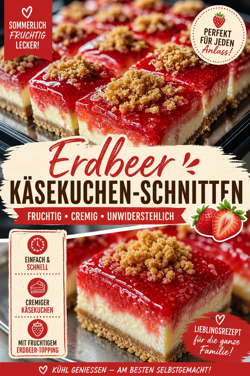 Verführerische Erdbeer-Crunch-Cheesecake-Bites für dein nächstes Dessert Verführerische Erdbeer-Crunch-Cheesecake-Bites für dein nächstes Dessert - Bist du bereit für einen süßen Gaumenschmaus? Diese Erdbeer-Crunch-Cheesecake-Bites sind das perfekte Dessert, um deine Gäste zu beeindrucken. Mit ihrem cremigen Cheesecake und dem fruchtigen Erdbeergeschmack werden sie zum Highlight jeder Feier. Probiere es gleich aus und entdecke, wie einfach du dieses himmlische Dessert zaubern kannst! Lass dich inspirieren! #DessertRezept #ErdbeerGenuss #CheesecakeBites
