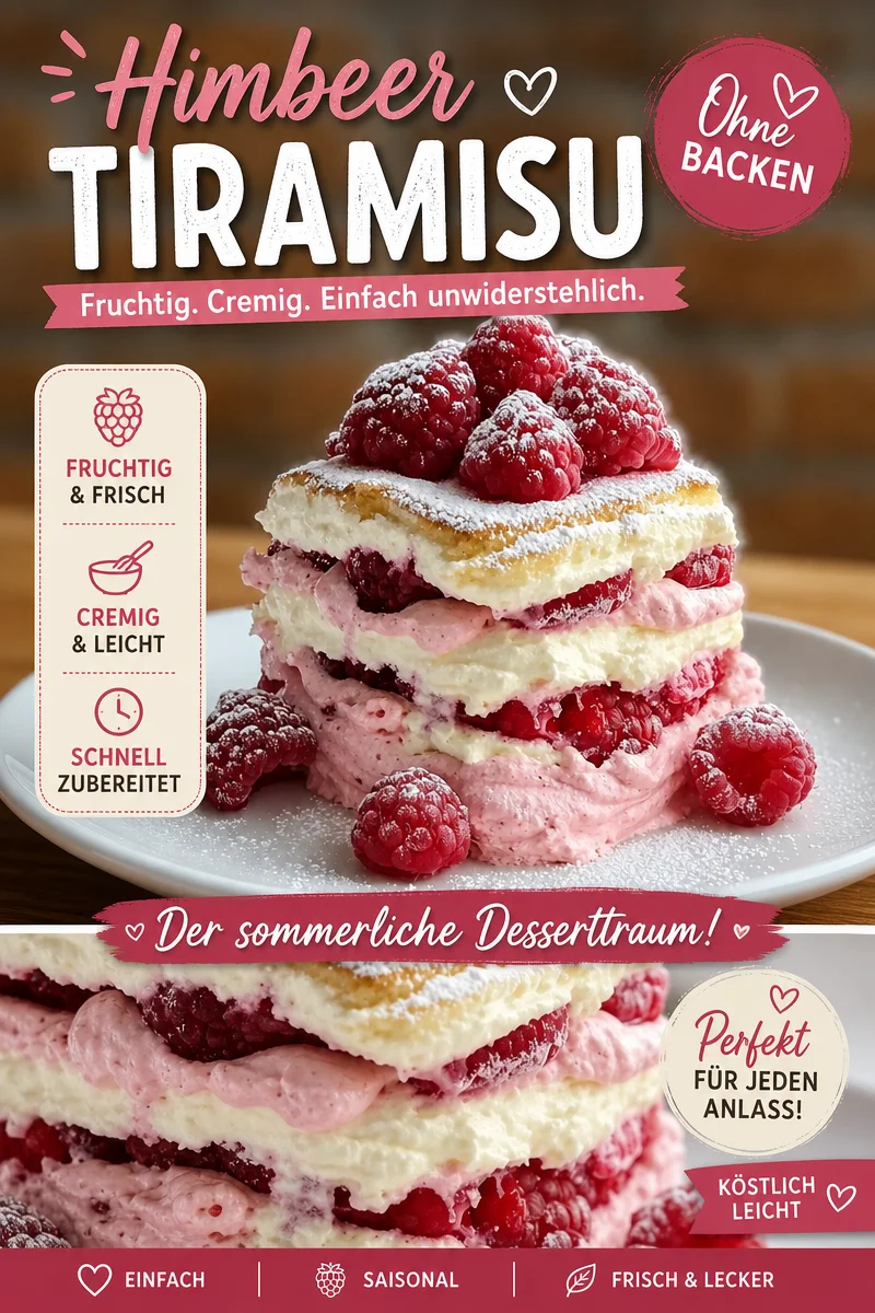 Verführerisches Weißes Schokoladen-Himbeer-Tiramisu - Einfach und Schnell! Verführerisches Weißes Schokoladen-Himbeer-Tiramisu - Einfach und Schnell! - Hast du Lust auf ein einzigartiges Dessert, das einfach zuzubereiten ist? Entdecke mein Weißes Schokoladen-Himbeer-Tiramisu, das mit cremigem Mascarpone und frischen Himbeeren verführt! Ideal für deinen nächsten Anlass oder einfach, um dir selbst eine Freude zu machen. Probiere es aus und beeindrucke deine Gäste! #Tiramisu #Dessert #Süßspeisen