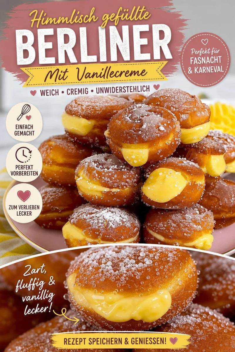 Verwöhne dich mit Mini Brioche Donuts und Vanillecreme - einfach unwiderstehlich! Verwöhne dich mit Mini Brioche Donuts und Vanillecreme - einfach unwiderstehlich! - Entdecke das Rezept für unwiderstehliche Mini Brioche Donuts mit Vanillecreme. Diese kleinen Meisterwerke sind ideal für deinen nächsten Kaffeeklatsch oder als süßer Snack für zwischendurch. Lass dich von der fluffigen Konsistenz und dem köstlichen Vanillepudding-Füllung verzaubern. Probiere es aus und bringe deine Backkünste auf ein neues Level! Teile deine Kreationen mit #MiniDonuts und #SüßeTräume. Jetzt Rezept sichern!