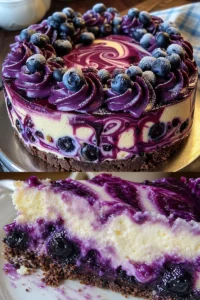 Blaubeer Käsekuchen Rezept 8 Blaubeer Käsekuchen mit frischen Blaubeeren und cremiger Käsefüllung