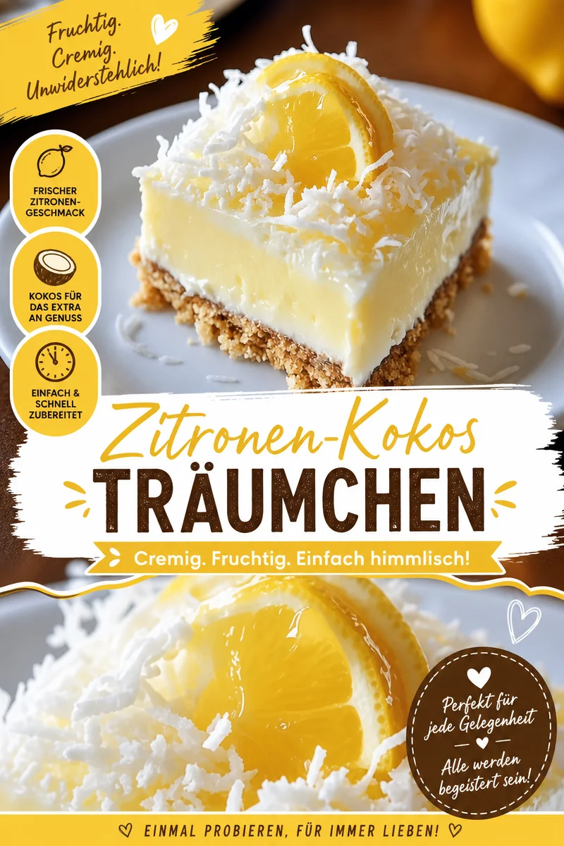 Erfrischende Keine-Backen Zitrone-Kokosnuss Käsekuchen Riegel für jeden Anlass Erfrischende Keine-Backen Zitrone-Kokosnuss Käsekuchen Riegel für jeden Anlass - Entdecke das perfekte Rezept für Keine-Backen Zitrone-Kokosnuss Käsekuchen Riegel! Diese köstlichen Riegel sind schnell zubereitet und benötigen keinen Ofen. Ideal für Sommerpartys oder einfach zum Genießen zu Hause. Lass dich von der Kombination aus spritziger Zitrone und cremigem Käsekuchen verführen. Probiere es jetzt aus und begeistere deine Freunde! #KäsekuchenRiegel #NoBakeDessert #LeckereRezepte