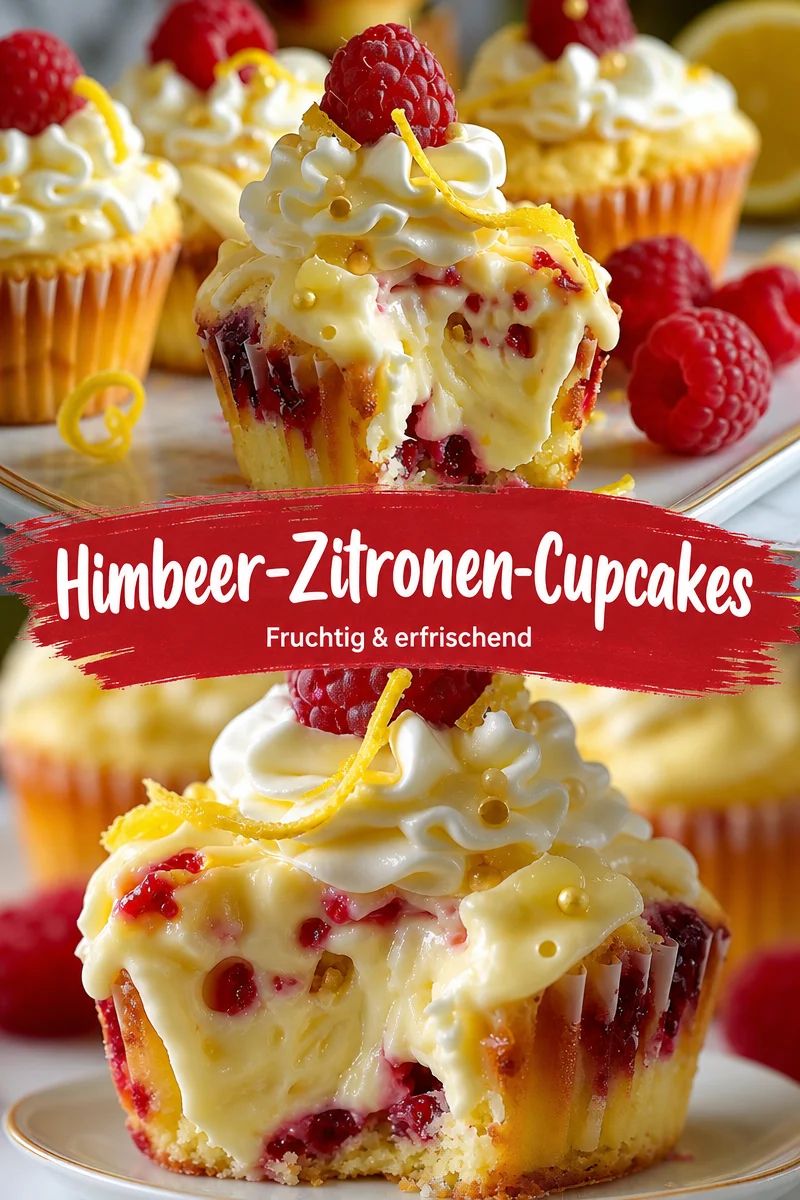 Frische Himbeer-Zitronen Cupcakes für den perfekten Sommergenuss Frische Himbeer-Zitronen Cupcakes für den perfekten Sommergenuss - Verwöhne deine Geschmacksknospen mit unseren leckeren Himbeer-Zitronen Cupcakes. Diese kleinen Küchlein sind einfach zuzubereiten und bringen die Sonne in deine Küche. Mit frischen Himbeeren und zartem Zitronenabrieb sind sie der perfekte Sommergenuss! Probiere das Rezept jetzt aus und teile deine Kreationen mit uns! #Cupcakes #Sommerrezepte #Backen