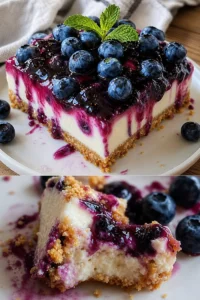 Heidelbeer Käsekuchen ohne Backen Rezept 9 Heidelbeer Käsekuchen ohne Backen, ein köstliches Rezept für Desserts