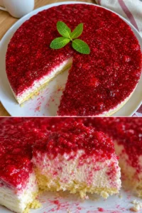 Himbeer-Joghurt-Torte Rezept 9 Himbeer-Joghurt-Torte mit frischen Himbeeren und Joghurt