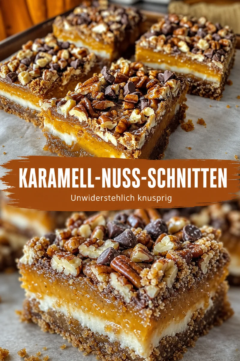 Himmlische cremige Kürbisriegel für den perfekten Herbstgenuss - Bist du bereit, den Herbst mit einem unwiderstehlichen Rezept zu begrüßen? Lass dich von unseren cremigen Kürbisriegeln verzaubern, die nicht nur köstlich sind, sondern auch einfach zu backen. Perfekt für gemütliche Tage mit der Familie oder zum Teilen mit Freunden. Versuche dieses leckere Rezept und bringe den Herbst in deine Küche! Hol dir das Rezept jetzt und erfahre, wie einfach es ist! #Kürbisriegel #Herbstbacken #leckereRezepte