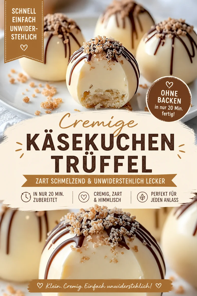 Himmlische Käsekuchen Kugeln ohne Backen – Lecker und Einfach! Himmlische Käsekuchen Kugeln ohne Backen – Lecker und Einfach! - Lust auf ein schnelles, köstliches Dessert? Diese Käsekuchen Kugeln sind das perfekte No-Bake Rezept für alle Käsekuchenliebhaber! Mit nur wenigen Zutaten zauberst du ein himmlisches Dessert, das garantiert begeistert. Lass dir diese süße Versuchung nicht entgehen und probiere es jetzt aus! Teile das Rezept mit Freunden und genieße die Käsekuchen Kugeln zusammen! #NoBakeDessert #Käsekuchen #Süßspeisen