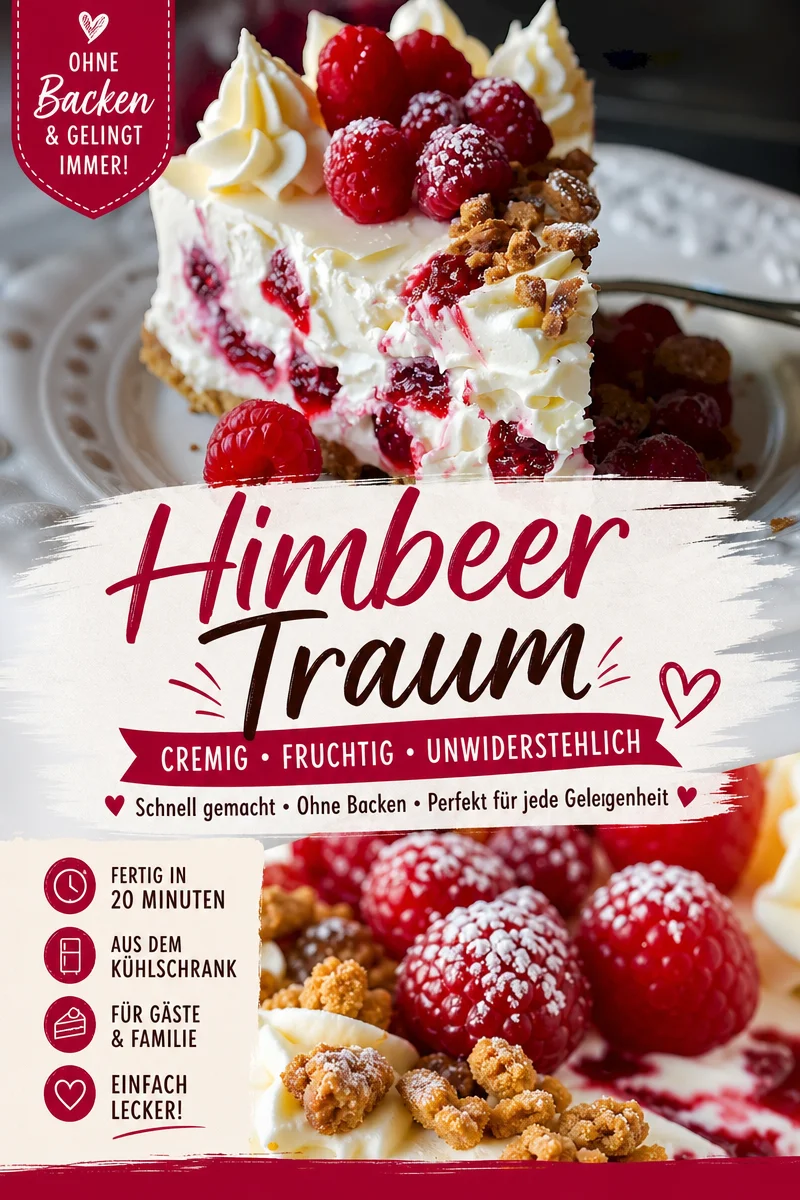 Himmlischer Käsekuchen mit Himbeerfüllung & weißer Schokolade Himmlischer Käsekuchen mit Himbeerfüllung & weißer Schokolade - Dieser Käsekuchen ist der Inbegriff von Genuss! Cremige Käsefüllung, fruchtige Himbeeren und zarte weiße Schokolade vereinen sich zu einem unwiderstehlichen Erlebnis. Bereite noch heute dieses himmlische Dessert zu und beeindrucke deine Gäste! Lass dir dieses Rezept nicht entgehen und genieße jede Gabel! #Käsekuchen #HimbeerDessert #BackenMitLiebe