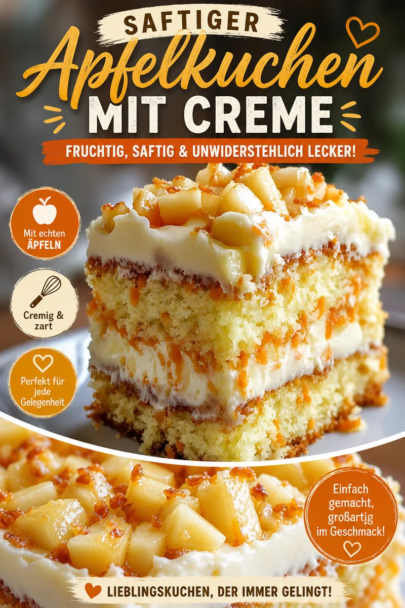 Himmlischer Karotten-Apfel-Kuchen: Gesund und Lecker! Himmlischer Karotten-Apfel-Kuchen: Gesund und Lecker! - Lust auf etwas Süßes? Dieser Karotten-Apfel-Kuchen kombiniert die erdige Süße von Karotten mit der frischen Säure von Äpfeln. Perfekt für Kaffeetafeln oder als Snack! Probiere dieses unkomplizierte Rezept aus und verwöhne deine Familie und Freunde! Teile deine Kreationen mit uns! #KarottenApfelKuchen #Backen #SüßeGenüsse