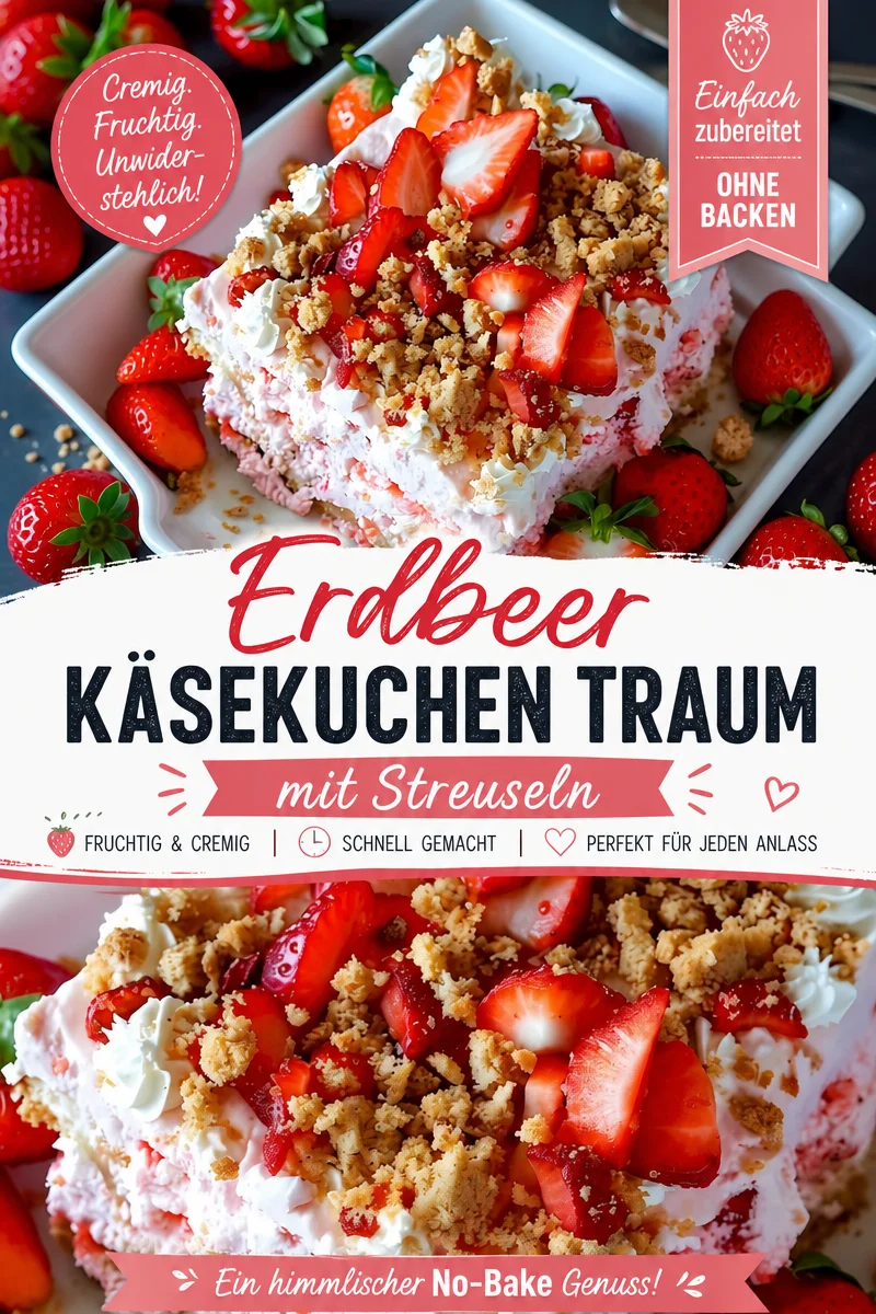 Himmlischer Strawberry Crunch Poke Cake: Einfach und Lecker Himmlischer Strawberry Crunch Poke Cake: Einfach und Lecker - Bist du bereit für ein süßes Abenteuer? Der Strawberry Crunch Poke Cake vereint den leckeren Geschmack von Erdbeeren mit knusprigen Oreos. Super einfach in der Zubereitung, ideal für jede Feier oder als Dessert für deine Liebsten. Probiere jetzt das Rezept aus und genieße diesen himmlischen Genuss! #PokeCake #Erdbeeren #Backen
