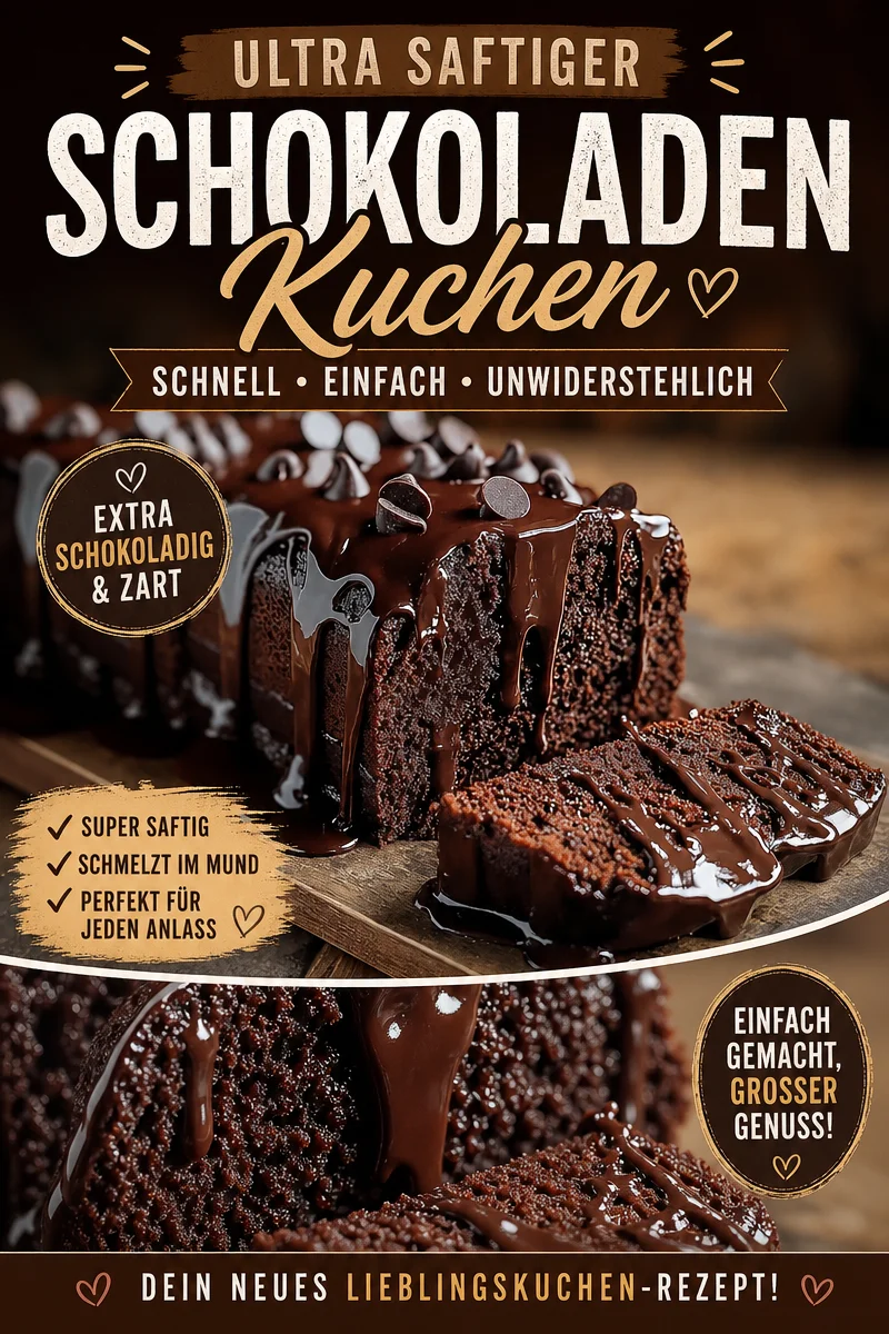 Himmlisches Schokoladenbrot für Schokoladenliebhaber - Einfach und köstlich! Himmlisches Schokoladenbrot für Schokoladenliebhaber - Einfach und köstlich! - Lust auf etwas Süßes, das nicht nur ein einfacher Kuchen ist? Unser himmlisches Schokoladenbrot vereint süß und herzhaft. Perfekt für eine Kaffeepause oder als Dessert! Bereite deinen Schokoladentraum mit einfachen Zutaten zu und überrasche Freunde und Familie! Probiere es jetzt aus und genieße den köstlichen Geschmack! #Schokoladenbrot #Backen #Dessert