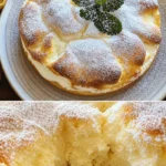 Leichtes Rezept für Joghurt-Wolkenkuchen mit fruchtiger Glasur