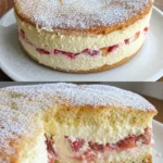 Käsesahne mit frischen Erdbeeren – leckeres Rezept für Dessertliebhaber