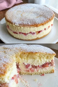 Käsesahne mit Erdbeeren Rezept 2 Käsesahne mit frischen Erdbeeren – leckeres Rezept für Dessertliebhaber
