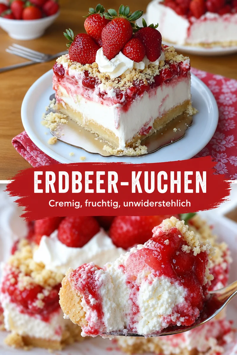 Leckere Erdbeer Käsekuchen Lasagne – Das perfekte Sommerdessert Leckere Erdbeer Käsekuchen Lasagne – Das perfekte Sommerdessert - Sorgfältig geschichtet und herrlich erfrischend, diese Erdbeer Käsekuchen Lasagne ist die ideale Wahl für warme Sommertage. Ohne Backen zauberst du mit wenigen Zutaten ein unvergessliches Dessert für Familie und Freunde. Bereite es vor und lasse es über Nacht im Kühlschrank durchziehen. Jetzt nachmachen und den Sommer genießen! #ErdbeerKäsekuchen #Dessert #Sommerlektüre
