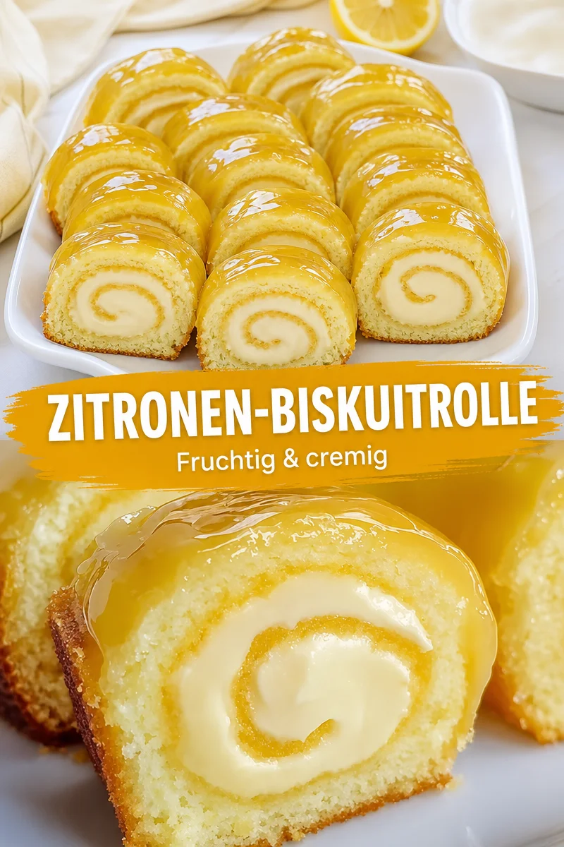 Leichte Zitronen Sahne Roulade für den süßen Genuss Leichte Zitronen Sahne Roulade für den süßen Genuss - Hast du Lust auf etwas Süßes, das nicht schwer im Magen liegt? Probier diese erfrischende Zitronen Sahne Roulade! Sie ist fluffig, leicht und perfekt für jede Gelegenheit. Die Kombination aus Biskuit und cremiger Zitronenfüllung wird dich begeistern! Bereite sie für deinen nächsten Anlass oder einfach so zu. Lass dir diese süße Versuchung nicht entgehen! #ZitronenRoulade #Süßspeisen #Dessert