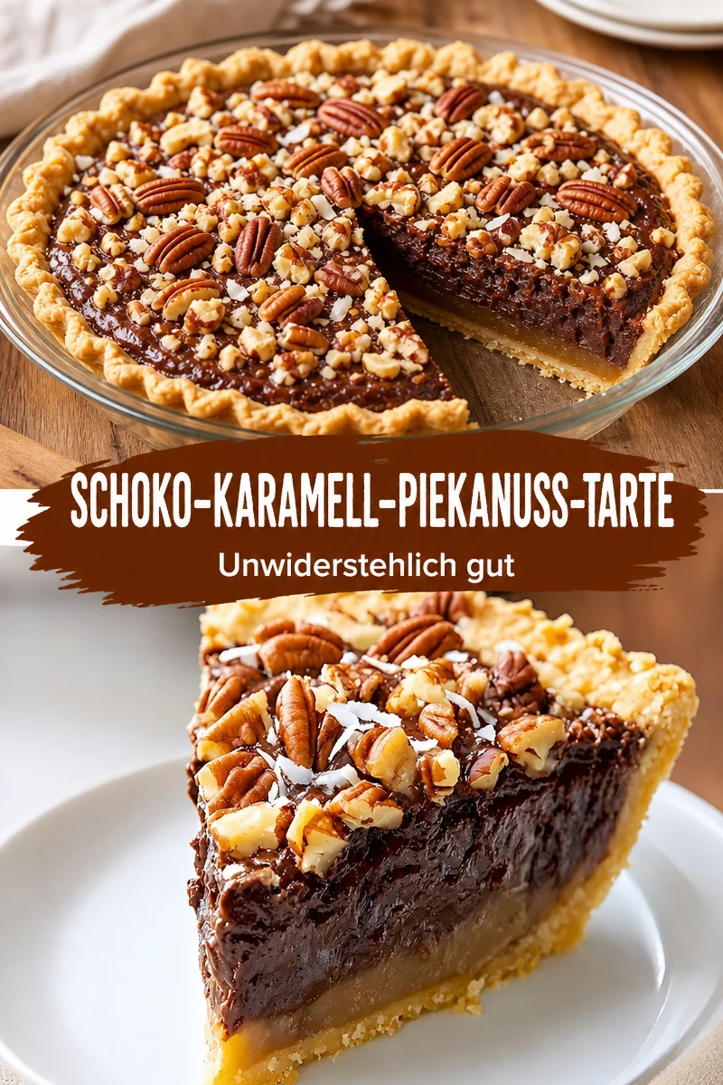 Schokoladiger Karamell Pekannuss Kuchen – Der perfekte Genuss! Schokoladiger Karamell Pekannuss Kuchen – Der perfekte Genuss! - Bist du bereit für ein himmlisches Dessert? Dieser Karamell Schoko Pekannuss Kuchen wird dich umhauen! Mit jedem Bissen erwartet dich eine köstliche Kombination aus zarter Schokolade, süßem Karamell und knackigen Pekannüssen. Perfekt für jede Feier oder einfach als süßer Snack zu Hause. Probiere das Rezept aus und kreiere unvergessliche Genussmomente! #Kuchen #DessertRezepte #SüßeVerführungen
