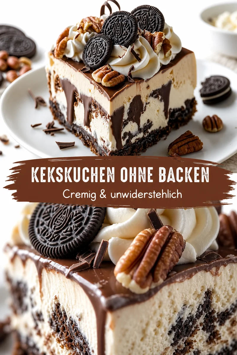 Sommerlicher Genuss: Ohne Backen Schokoladen-Käsekuchen leicht selber machen - Hast du Lust auf etwas Süßes, aber keine Zeit zum Backen? Der Ohne Backen Schokoladen-Käsekuchen ist die perfekte Lösung! Mit wenigen Zutaten zauberst du eine himmlisch cremige Leckerei, die einfach unwiderstehlich ist. Ideal für warme Tage oder wenn die Sinne nach Süßem verlangen. Probiere es aus und genieße! Du wirst begeistert sein! #Käsekuchen #Dessert #SchnellUndEinfach