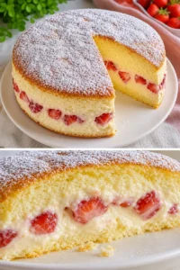 Traumtorten Käsesahne-Torte mit Erdbeeren 7 Käsesahne-Torte mit Erdbeeren, ein klassisches Dessert für besondere Anlässe
