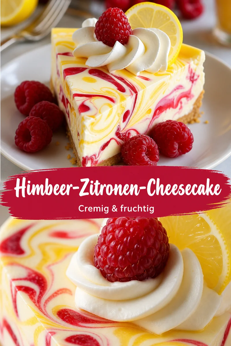 Zitronen-Himbeer-Käsekuchen – Der perfekte Sommergenuss Zitronen-Himbeer-Käsekuchen – Der perfekte Sommergenuss - Entdecke unseren erfrischenden Zitronen-Himbeer-Käsekuchen, der nicht nur lecker ist, sondern auch ein echter Hingucker! Mit seiner cremigen Füllung und dem fruchtigen Himbeerpüree macht er jedes Dessert zu einem Highlight. Perfekt für Partys oder einfach zum Genießen! Probiere es jetzt aus und erlebe diesen einmaligen Geschmack! #Käsekuchen #DessertLiebhaber #Süßspeisen