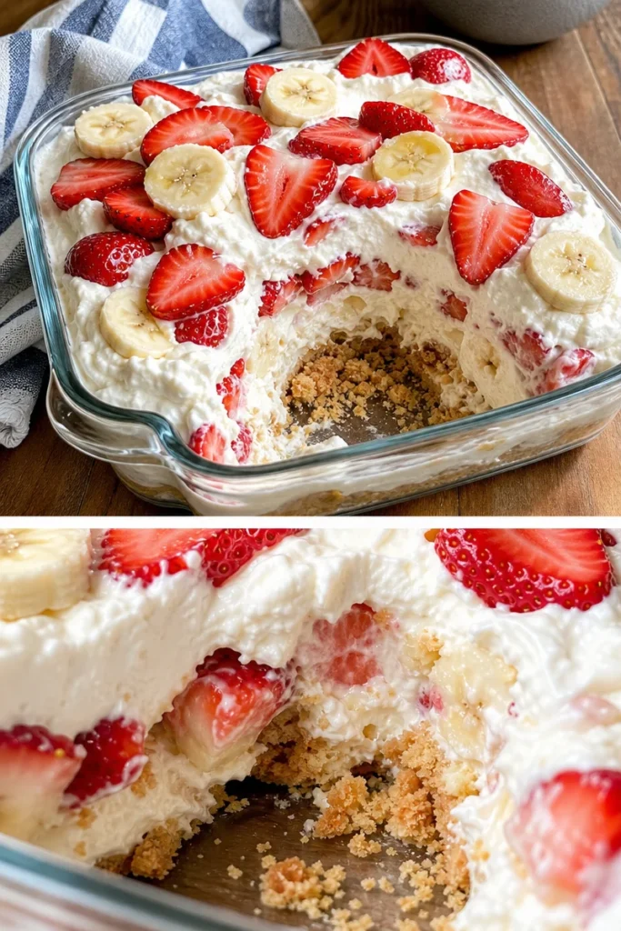 Erdbeer-Cheesecake-Bananenpudding Rezept 2 Erdbeer-Cheesecake-Bananenpudding