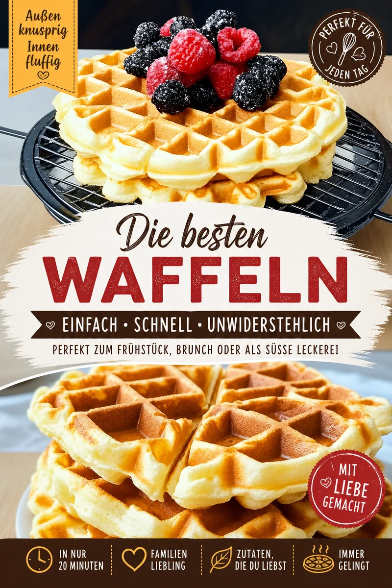Fluffige Vanille Joghurt Waffeln – Blitzschnell zubereitet für dein Wochendfrühstück! Fluffige Vanille Joghurt Waffeln – Blitzschnell zubereitet für dein Wochendfrühstück! - Entdecke das Rezept für super fluffige Vanille Joghurt Waffeln, die in nur wenigen Minuten zubereitet sind! Genieße den unwiderstehlichen Duft und den Geschmack von frisch gebackenen Waffeln direkt am Frühstückstisch. Ideal für gemütliche Wochenende oder als süßer Snack! Probiere es aus und teile deine Kreation mit uns! #Waffeln #Frühstück #Rezepte