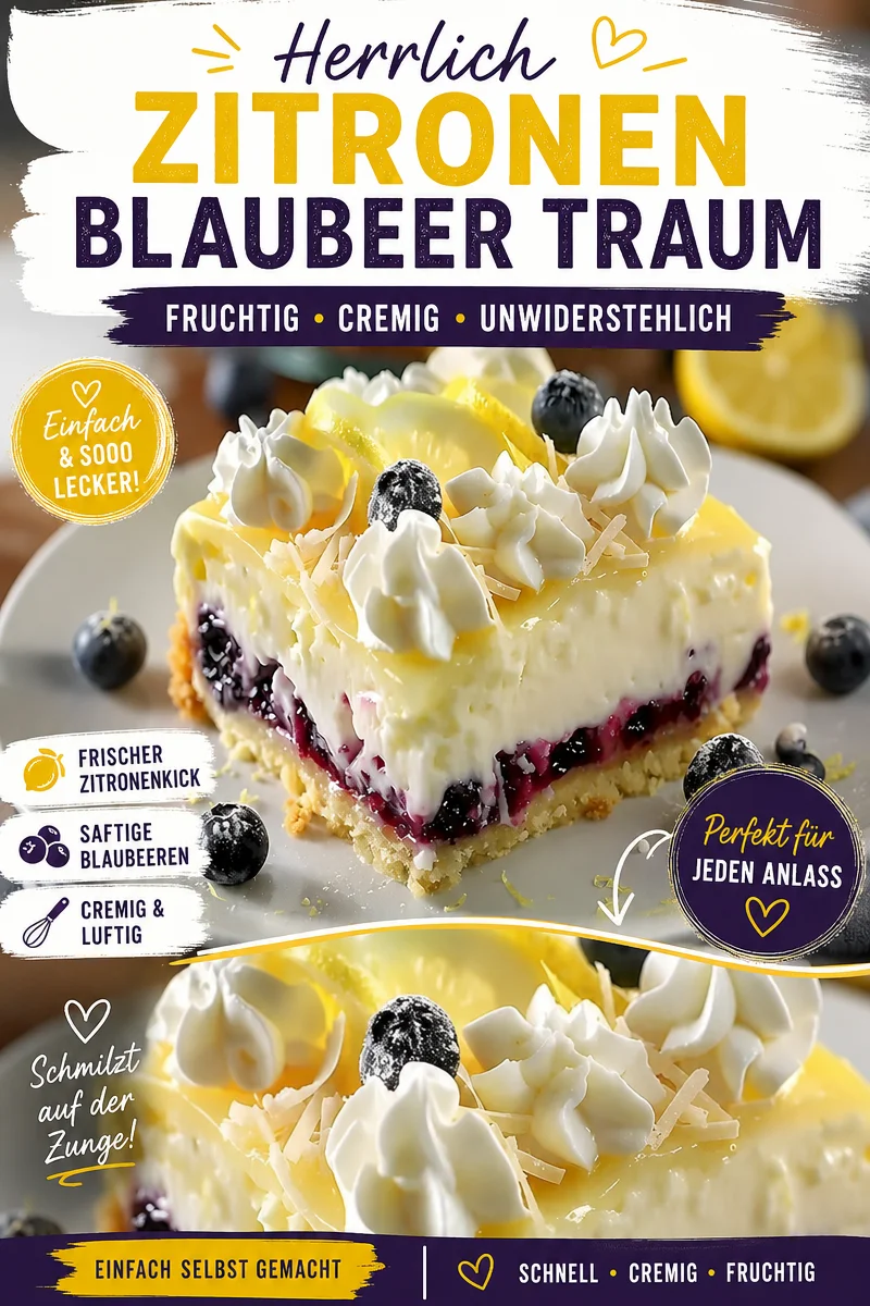 Frische Zitronen-Blaubeer-Käsekuchen-Riegel für jeden Anlass Frische Zitronen-Blaubeer-Käsekuchen-Riegel für jeden Anlass - Entdecke das perfekte Rezept für Zitronen-Blaubeer-Käsekuchen-Riegel, die nicht nur lecker, sondern auch ein echter Hingucker sind! Diese Riegel kombinieren die Spritzigkeit von Zitrone mit der Süße von Blaubeeren - ideal für deine nächste Kaffeetafel oder Feier. Lass dich inspirieren und probiere es gleich heute! #Käsekuchen #Backen #DessertRezept