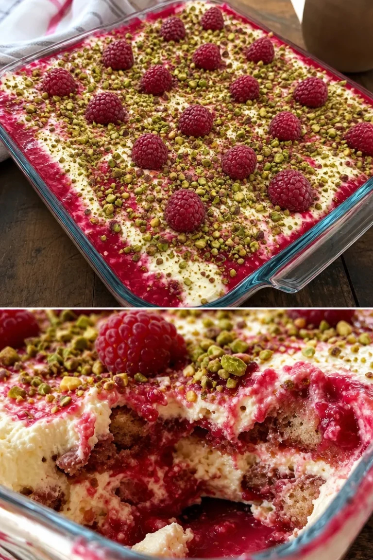 Himbeer-Pistazien-Tiramisu ohne Ei Rezept 1 Himbeer-Pistazien-Tiramisu ohne Ei in einer eleganten Dessertschale