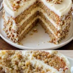 Italienischer Creme Kuchen auf einem eleganten Dessertteller