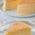 Leckeres japanisches Käsekuchen Rezept mit fluffiger Konsistenz