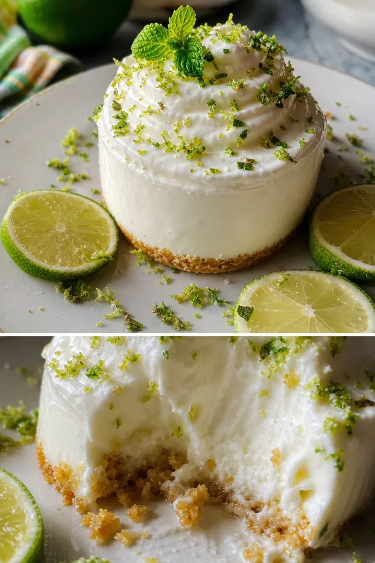 Joghurt Limetten Mousse Rezept 4 Erfrischendes Joghurt Limetten Mousse in einer Schüssel serviert.