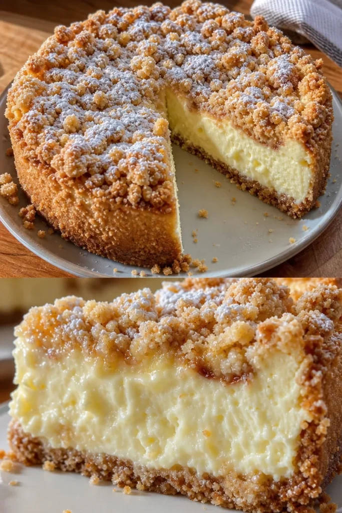 Käsekuchen mit Streusel Rezept 2 Käsekuchen mit Streusel