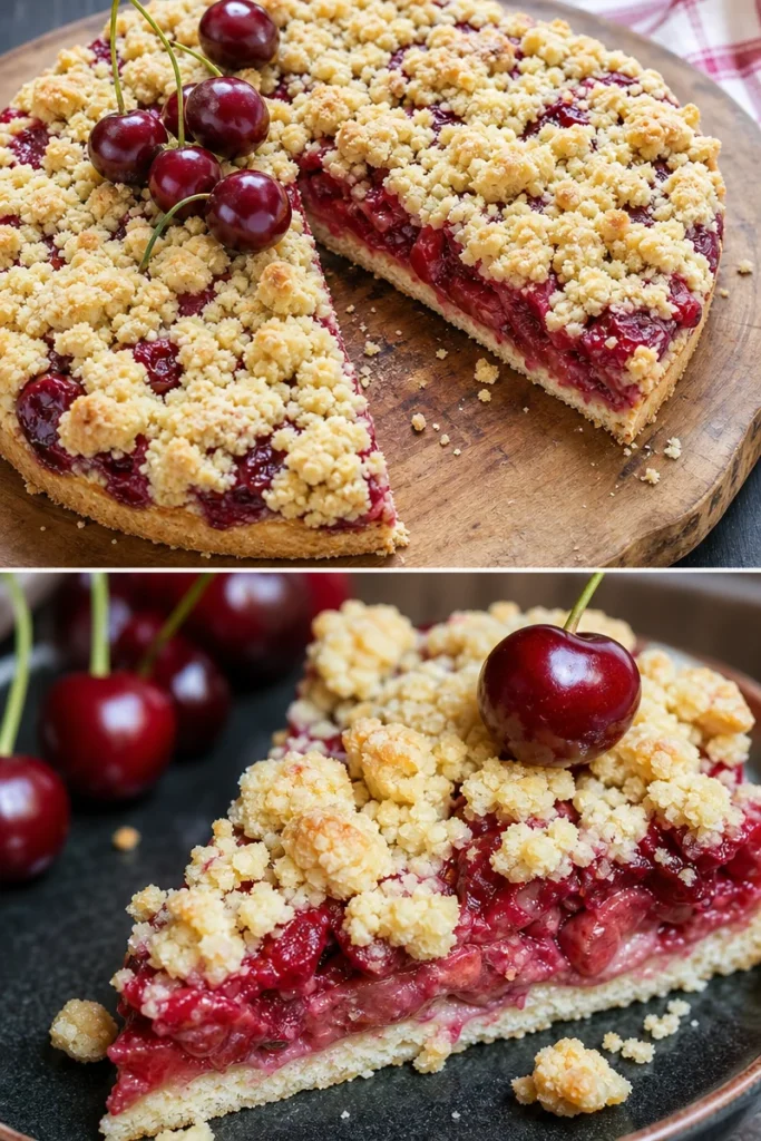 Kirschkuchen mit Streusel Rezept 2 Kirschkuchen mit Streusel
