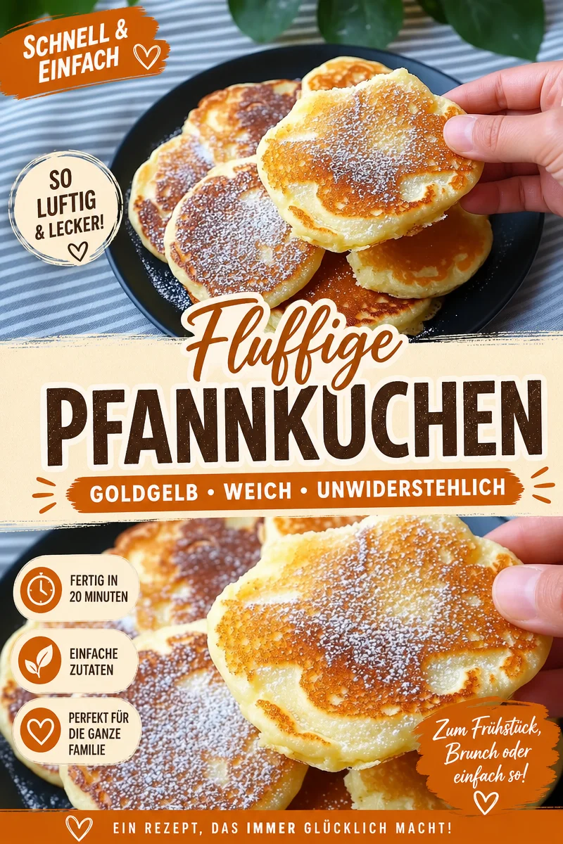 Leckere Apfel Joghurt Pfannkuchen für dein Frühstück Leckere Apfel Joghurt Pfannkuchen für dein Frühstück - Starte deinen Tag mit dem unwiderstehlichen Duft von Apfel Joghurt Pfannkuchen! Perfekt für ein gemütliches Wochenende oder ein schnelles Frühstück. Mit nur wenigen Zutaten zauberst du köstliche Pfannkuchen, die die ganze Familie lieben wird. Probiere das Rezept jetzt aus und genieße den Geschmack von Liebe und Erinnerungen! #Frühstück #Pfannkuchen #LeckerKochen