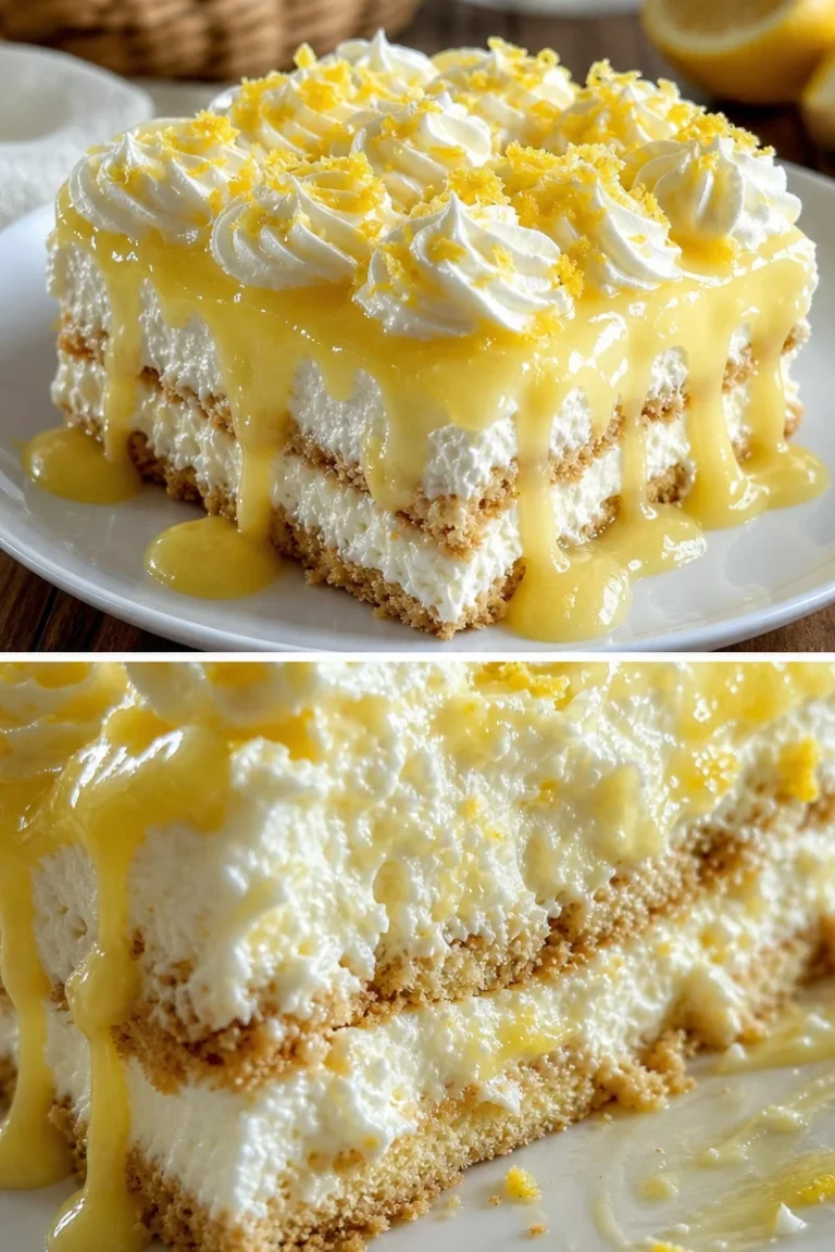 Limoncello-Tiramisu in einer eleganten Dessert-Servierplatte