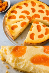 Mandarinenkuchen Rezept 3 Saftiger Mandarinenkuchen auf einem Teller, dekoriert mit frischen Mandarinen.