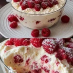 Schneegestöber-Dessert auf einer eleganten Servierplatte
