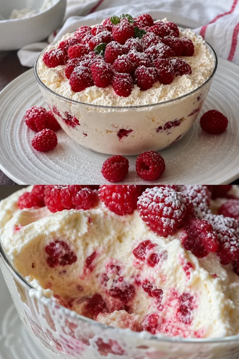 Schneegestöber-Dessert auf einer eleganten Servierplatte