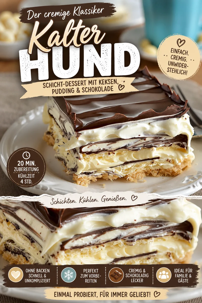 Schneller und einfacher Schoko Eclair Kuchen ohne Backen für Schokoladenliebhaber - Lust auf etwas Süßes, aber keine Lust zu backen? Dieser No-Bake Chocolate Eclair Cake lässt sich schnell zubereiten und begeistert mit himmlischem Schokoladengeschmack! Schichte die Zutaten in wenigen Schritten und genieße einen Kuchen, der garantiert jedem schmeckt. Probiere es aus und überrasche deine Gäste! #NoBakeDessert #EclairKuchen #SchnellesRezept