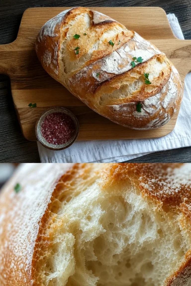 Schnelles Brot ohne Gehzeit Rezept 3 Schnelles Brot ohne Gehzeit auf einem Holzbrett serviert