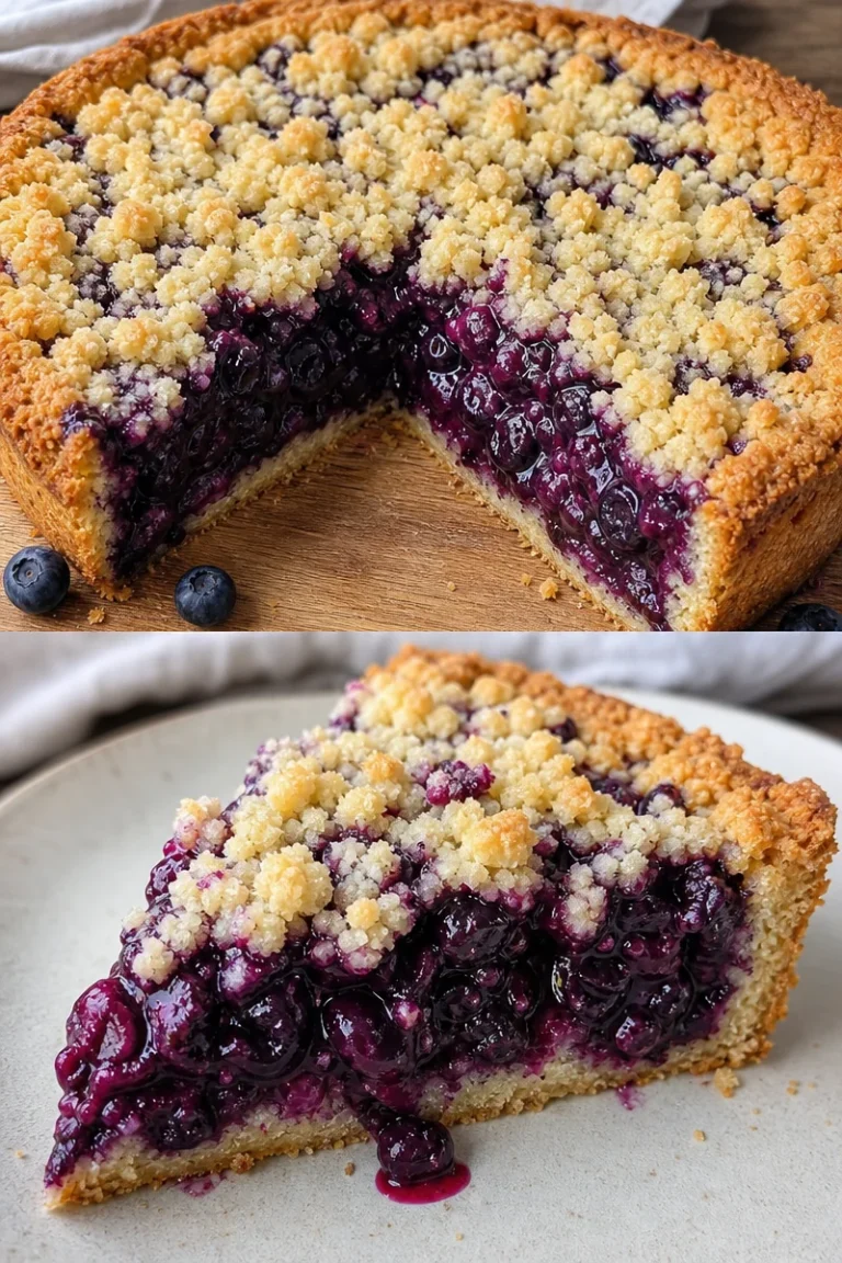 Traditioneller deutscher Blaubeerkuchen einfaches Rezept 2 Traditioneller deutscher Blaubeerkuchen nach einfachem Rezept