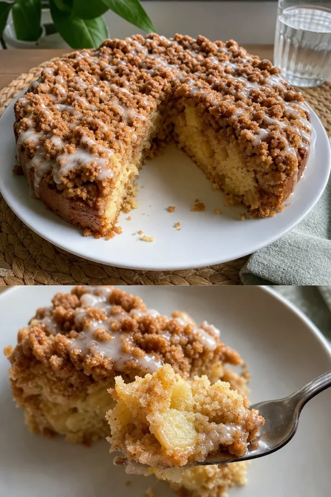 Zimt-Apfel-Bröselkuchen Rezept 2 Zimt-Apfel-Bröselkuchen