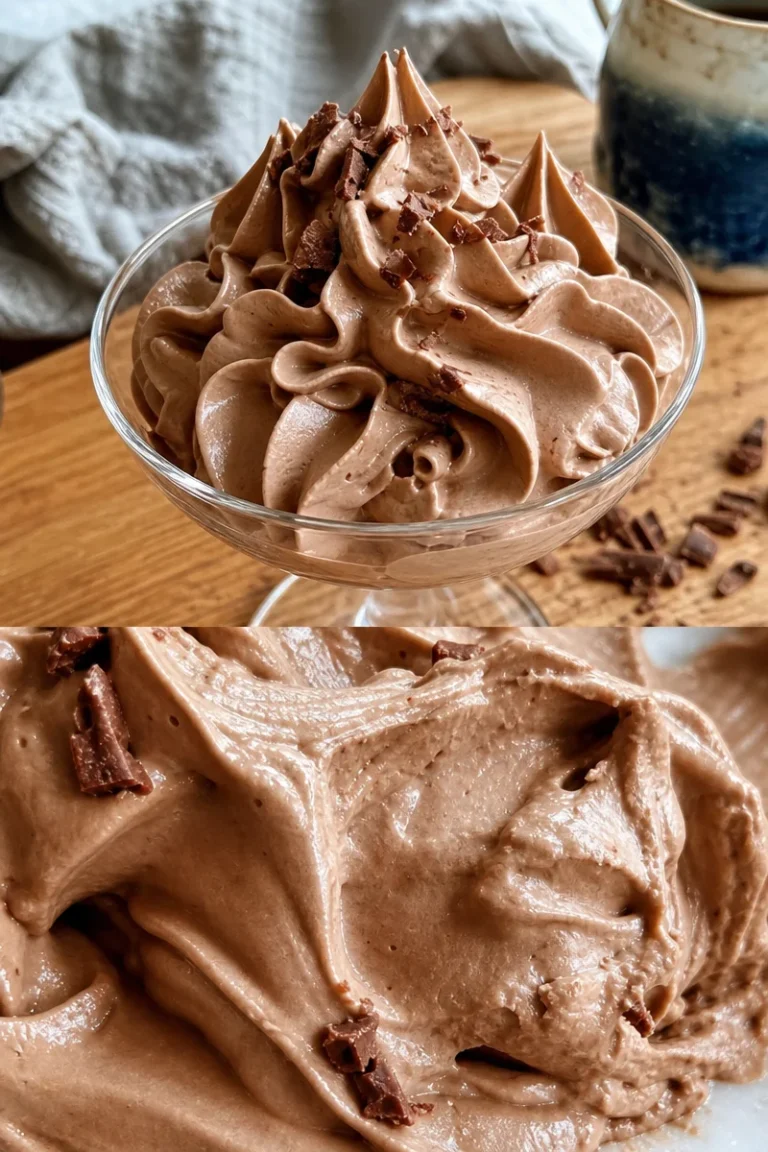 Köstliche Kinder Schokoladen Mousse mit frischen Zutaten