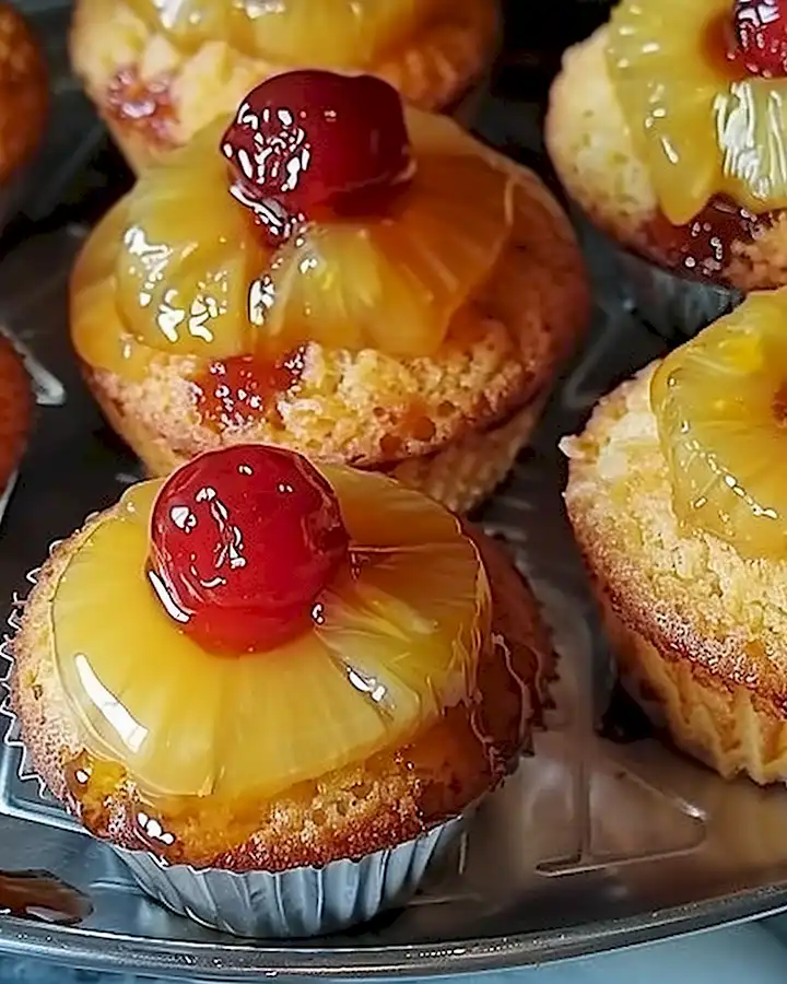 Ananas-Kopfsteher Cupcakes: Tropischer Genuss für Naschkatzen 3 Ananas-Kopfsteher Cupcakes: Tropischer Genuss für Naschkatzen