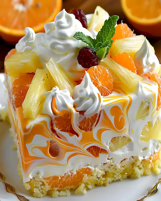 Ananas Orangen Käsekuchen ohne Backen 3 Ananas Orangen Käsekuchen ohne Backen