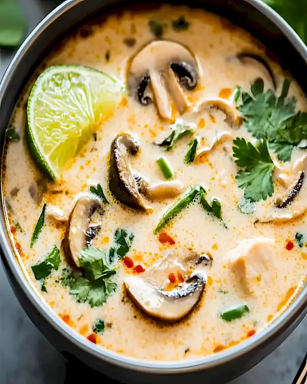 Authentische Thai Kokosnuss Suppe Tom Kha Gai 3 Authentische Thai Kokosnuss Suppe Tom Kha Gai