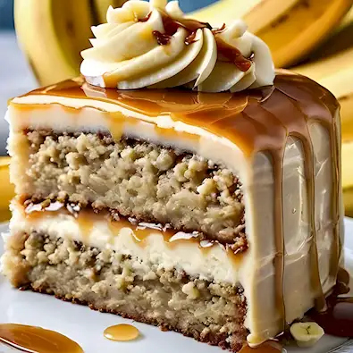 Bananen Karamell Traum Kuchen Rezept