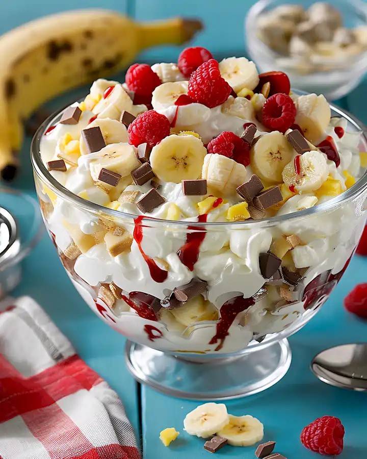 Bananen Split Salat: Ein Süßer Genuss 3 Bananen Split Salat: Ein Süßer Genuss