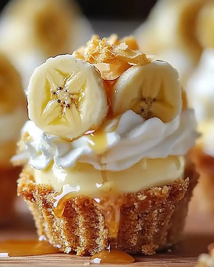 Bananencreme Törtchen ohne Backen Einfach & Lecker 3 Bananencreme Törtchen ohne Backen Einfach & Lecker